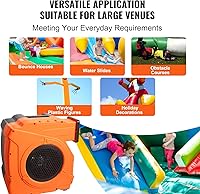 Vista 6 de VEVOR Inflatable Air Blower, 450W/1100W/1500W Portable and Powerful Bounce House Blower, Commercial Air Blower Pump Fan, Used for Inflatable Bouncy
