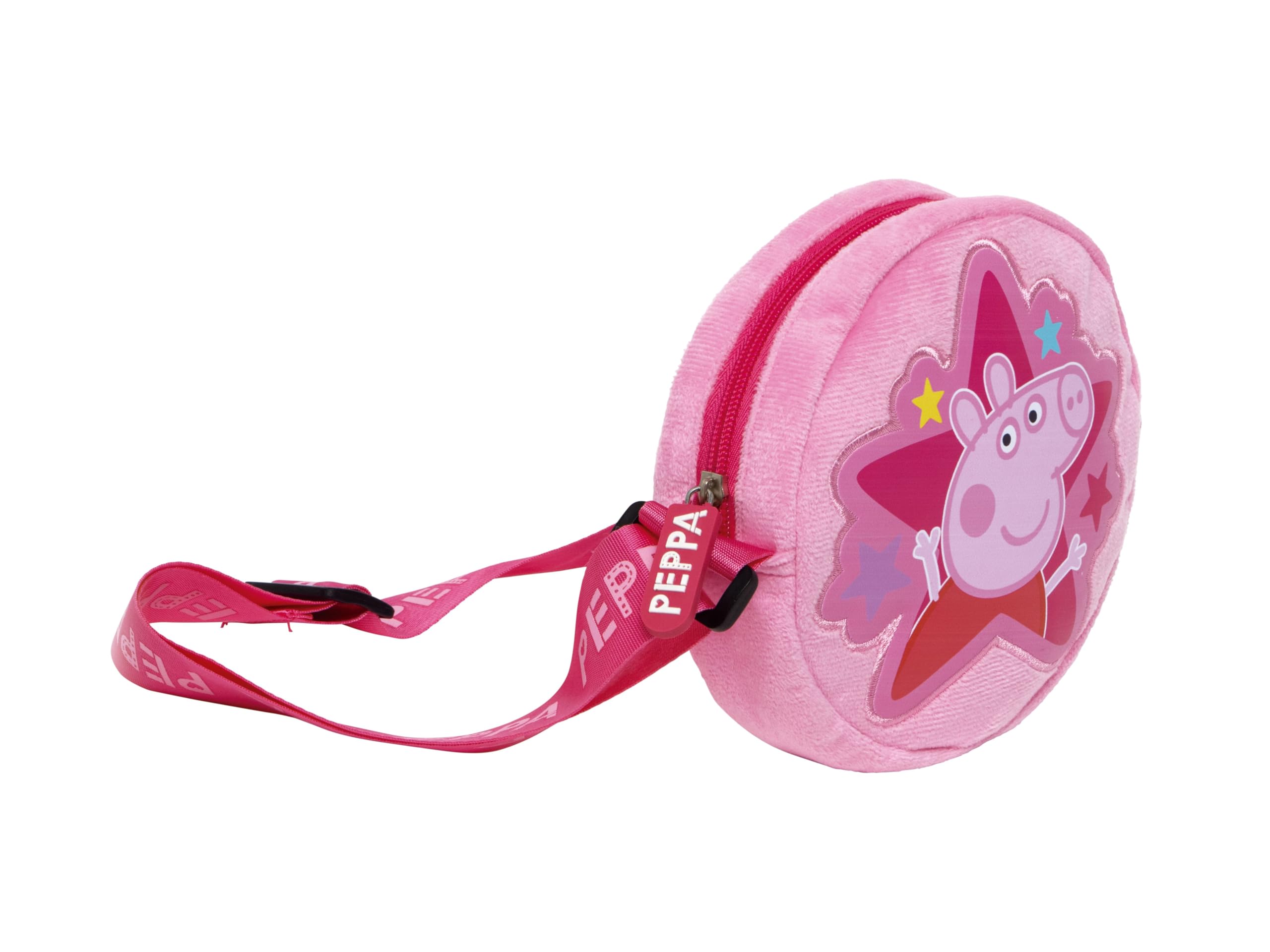 ARDITEX Peppa Pig Meerjungfrauen-Umhängetasche, 22,5 x 15 x 16,5 cm, mit Reißverschluss und verstellbarem Riemen, robustes und waschbares Material, ideal für Spaziergänge, Ausflüge oder Partys – für