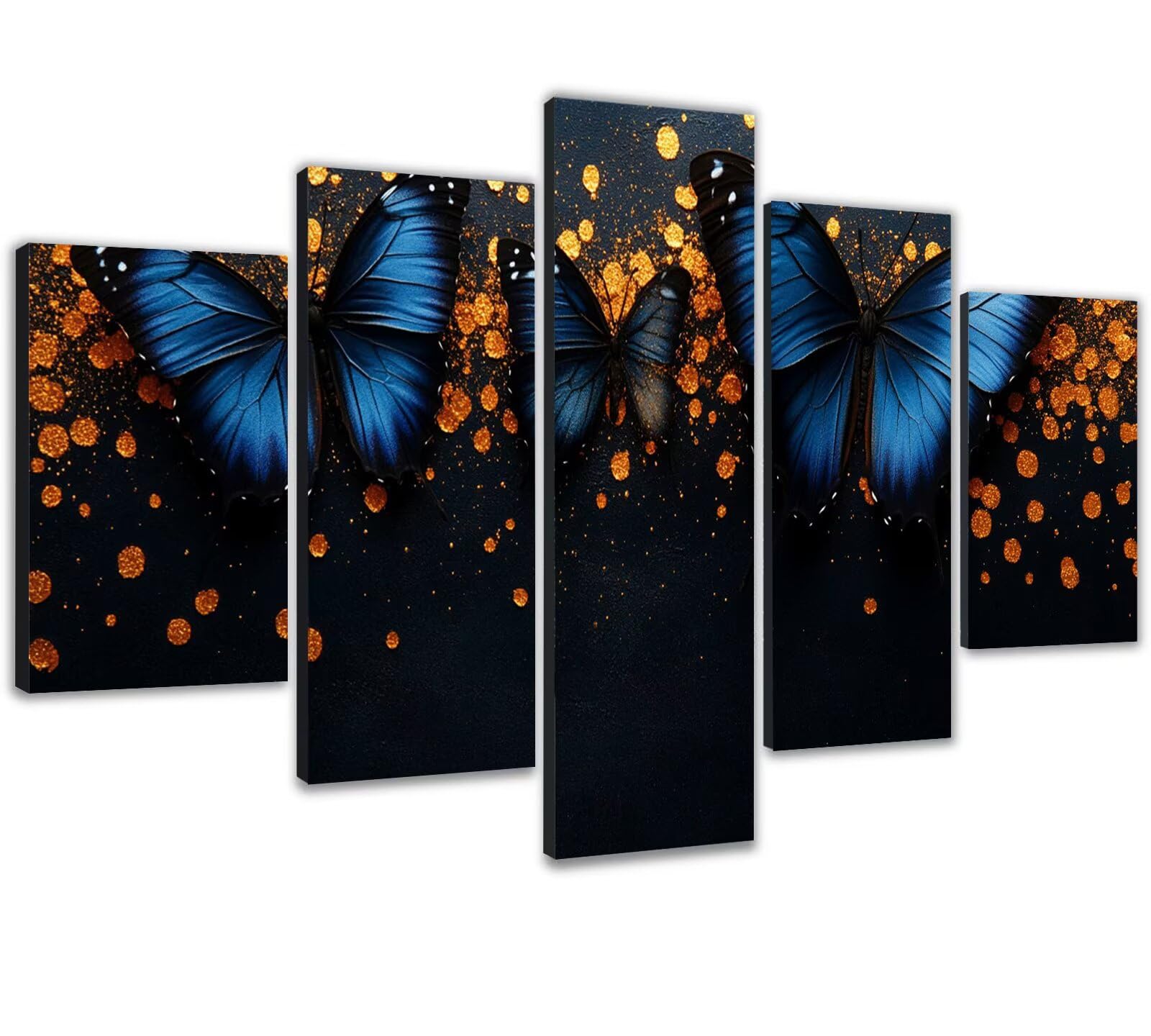 Duża sztuka diamentowa dla dorosłych, 5 szt., 60 x 100 cm / 24 x 39 cm, diamentowy obraz, motyl, DIY, pełne wiercenie, klejnot, kryształ, zestawy artystyczne, do malowania po numerach, dla dorosłych