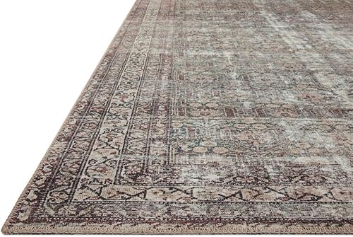 Miniatura 24 de Loloi Amber Lewis x Loloi Georgie Collection GER-07 Alfombra para pasillo de 2 pies 6 pulgadas x 7 pies 6 pulgadas, 3/16 de pulgada de grosor, Musgo