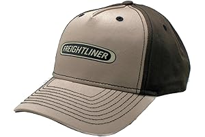 Freightliner Semi Trucks Brown & Khaki Snapback Cap