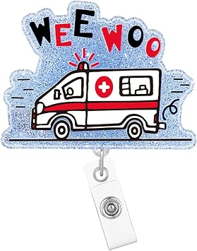 Arakulago Funny Nurse Badge Reel - Retractable ID Holder With Humorous Designs For Medical Staff