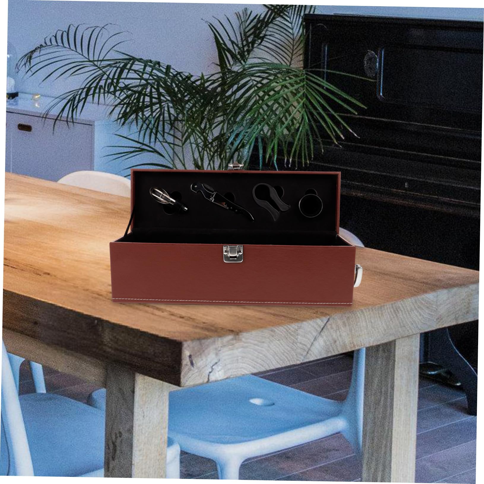 Kunstleder Weinflaschenbox Mit Griff Für Rotwein Und Bieraufbewahrung Geschenkverpackungskiste Für Und Partydekoration Schöne Weinbox Für Wein Und Biersorten