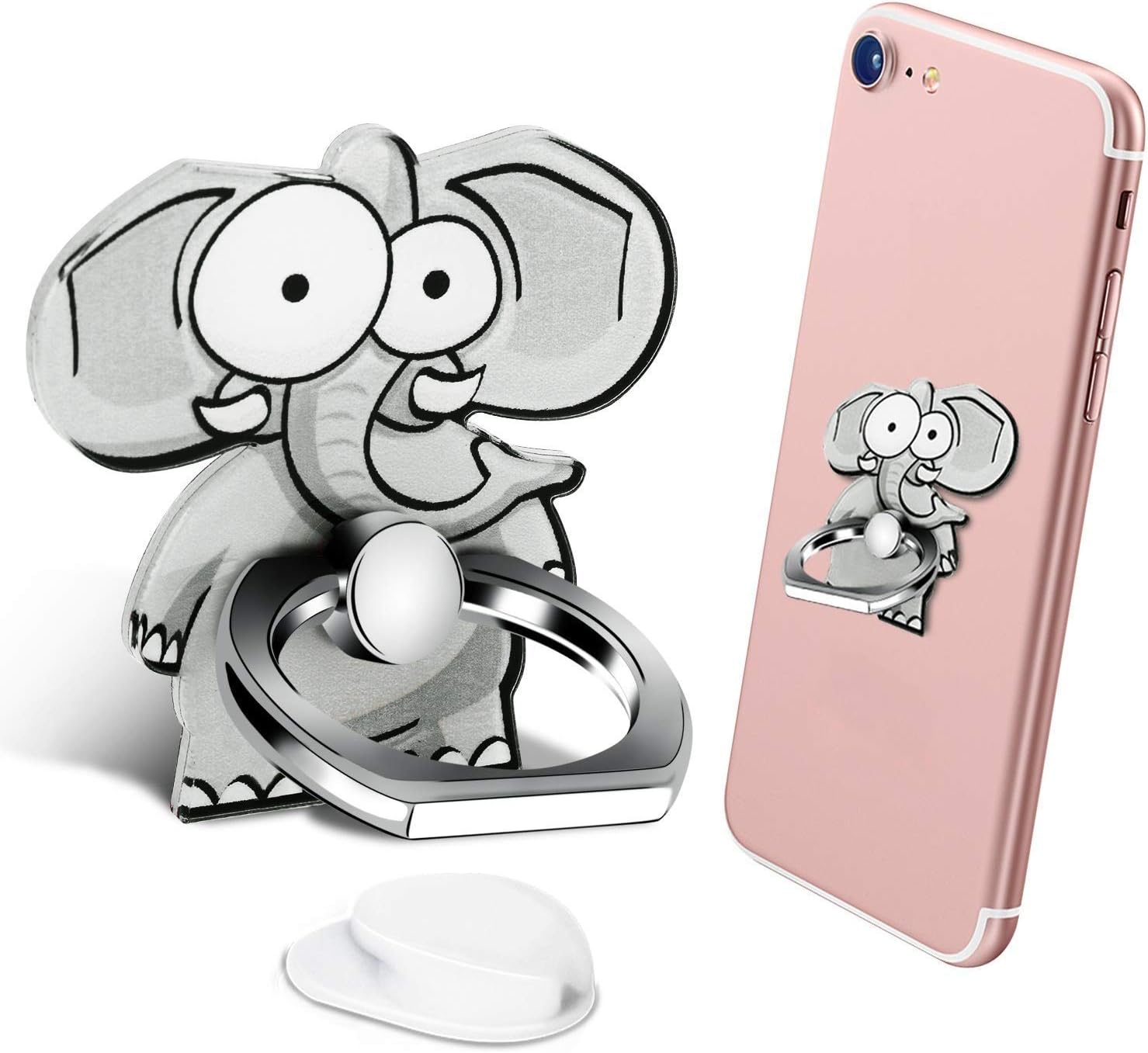 Cell Phone Ring Holder Stand, Phone Grip Car Mounts 360 Degree Rotation with Finger Ring Stent Compatible iPhone X 8 7 6 Plus, Galaxy S6 S7, Note, Pixel