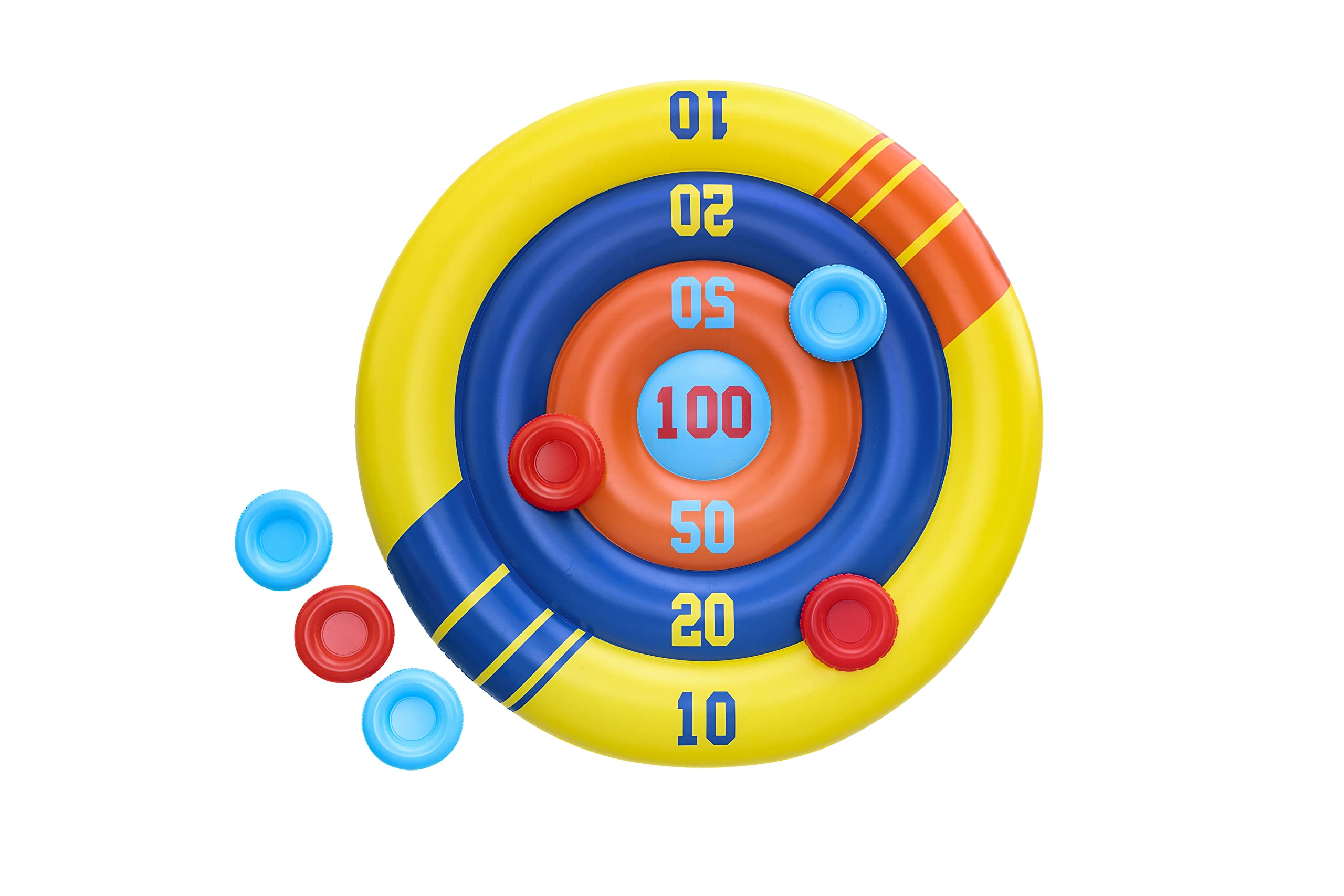 BestwayInflatable Pool Game Set | Frisby Champion Swimming Pool Game, Floating Target for Pools and Lakes