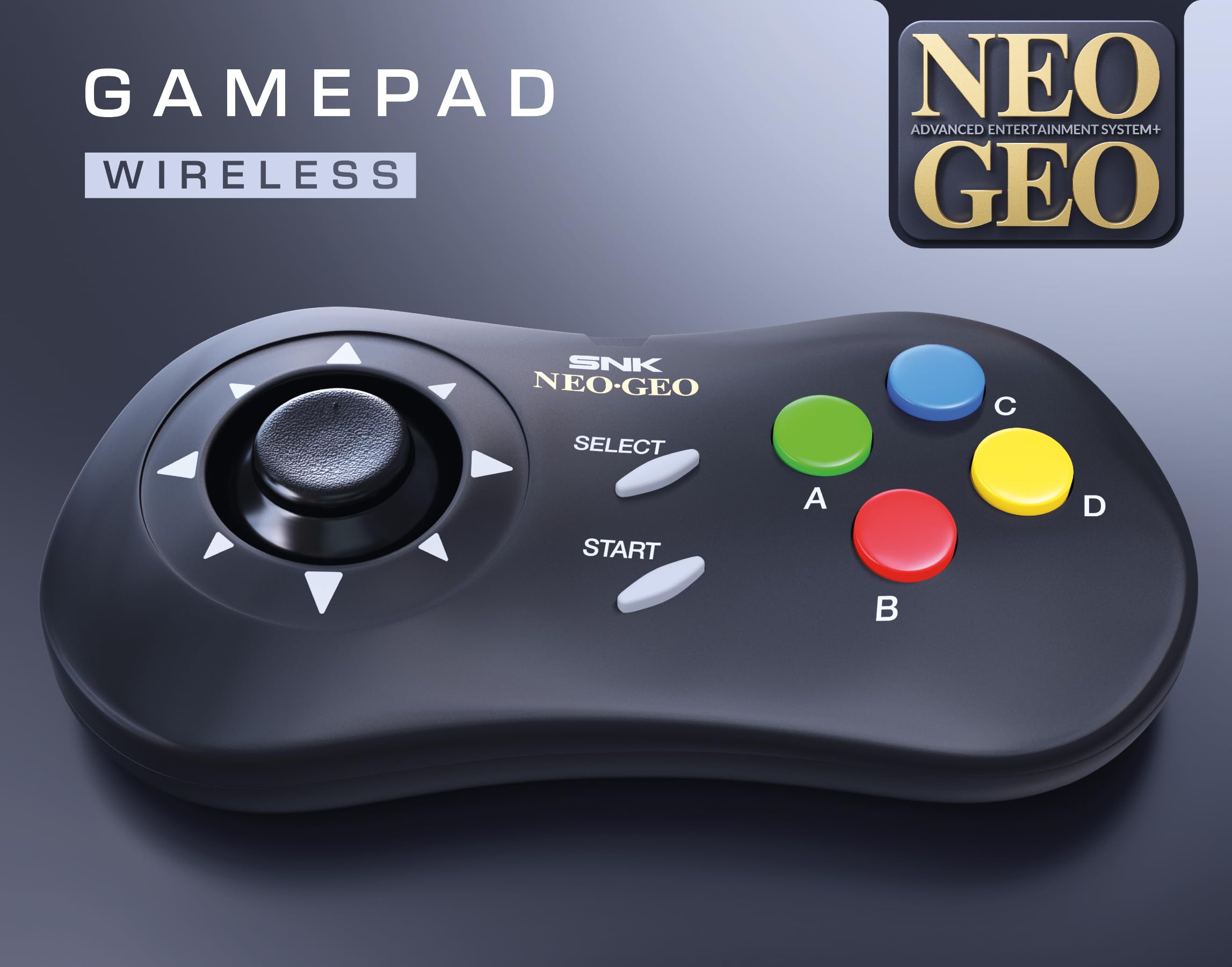 Amazon.com: NEOGEO AES+ Gamepad (Black) : Video Games