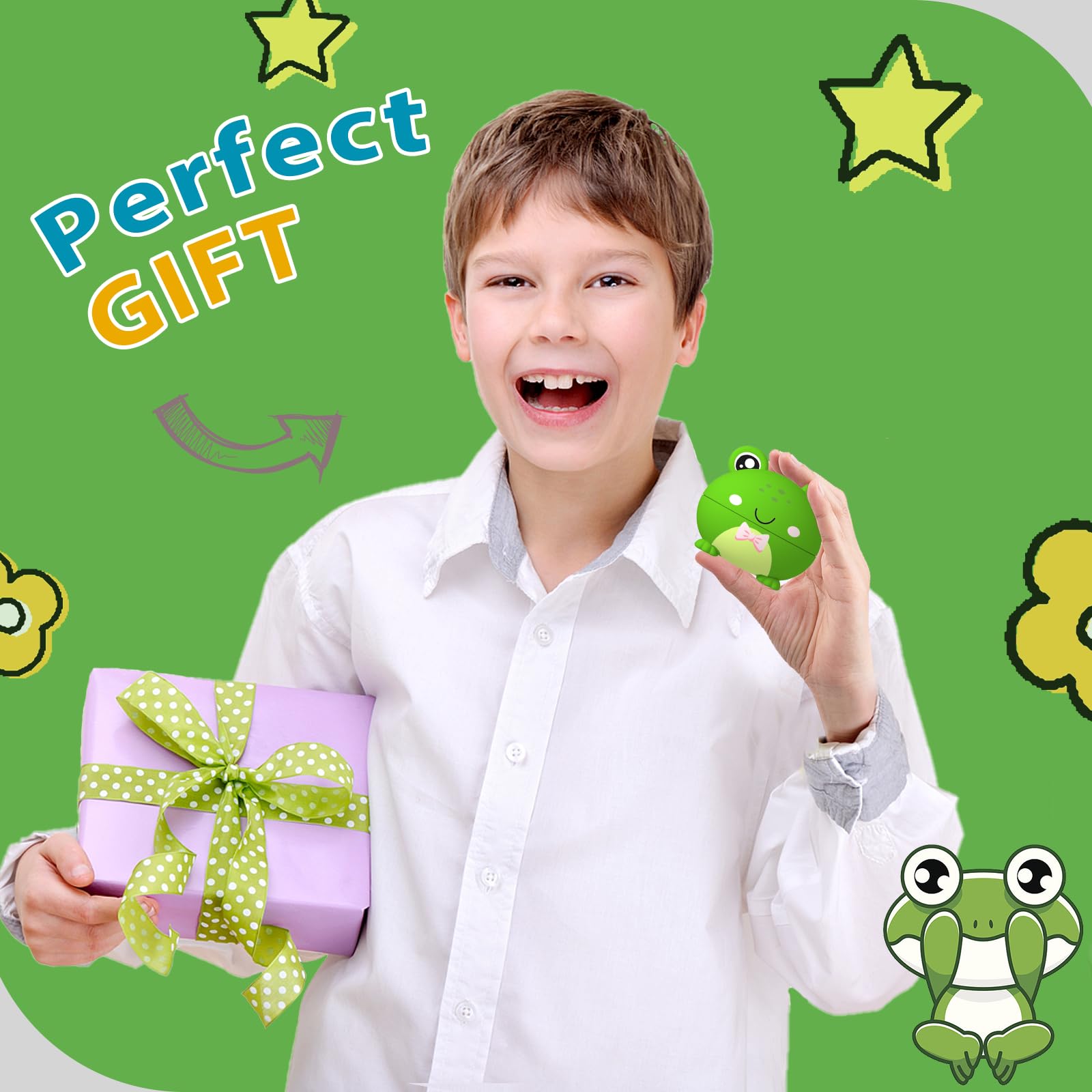 Cuffie per Bambini, Cuffie Bluetooth 5.3 per Bambini con Limite di Volume di 85dB, Impermeabile IPX6, 30 Ore di Riproduzione, Hi-Fi Stereo con Microfono per Bambino e Bambina, Verde
