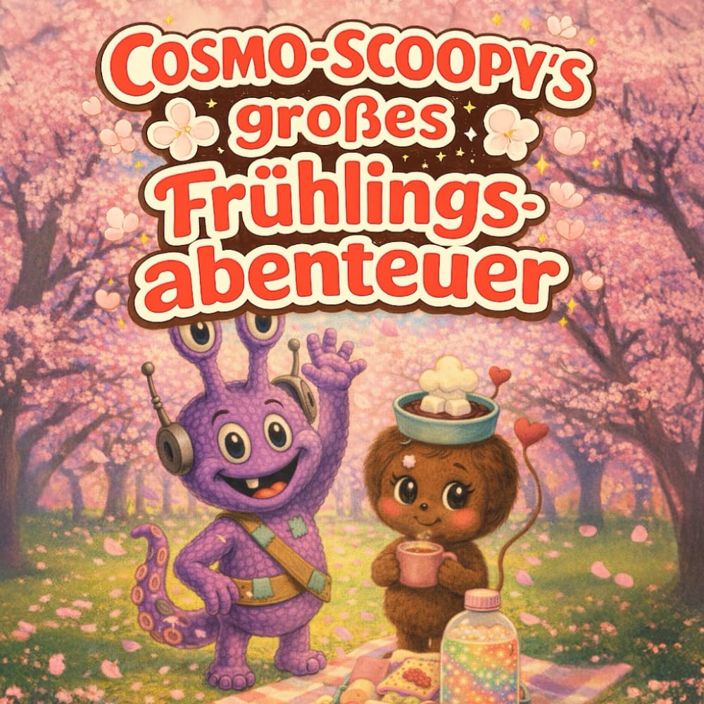 Cosmo-Scoopy's großes Frühlingsabenteuer: Eine zauberhafte Kirschblüten-Picknickgeschichte für Kinder von 2 bis 6 Jahren (cosmo-scoopy (deutsche edition))
