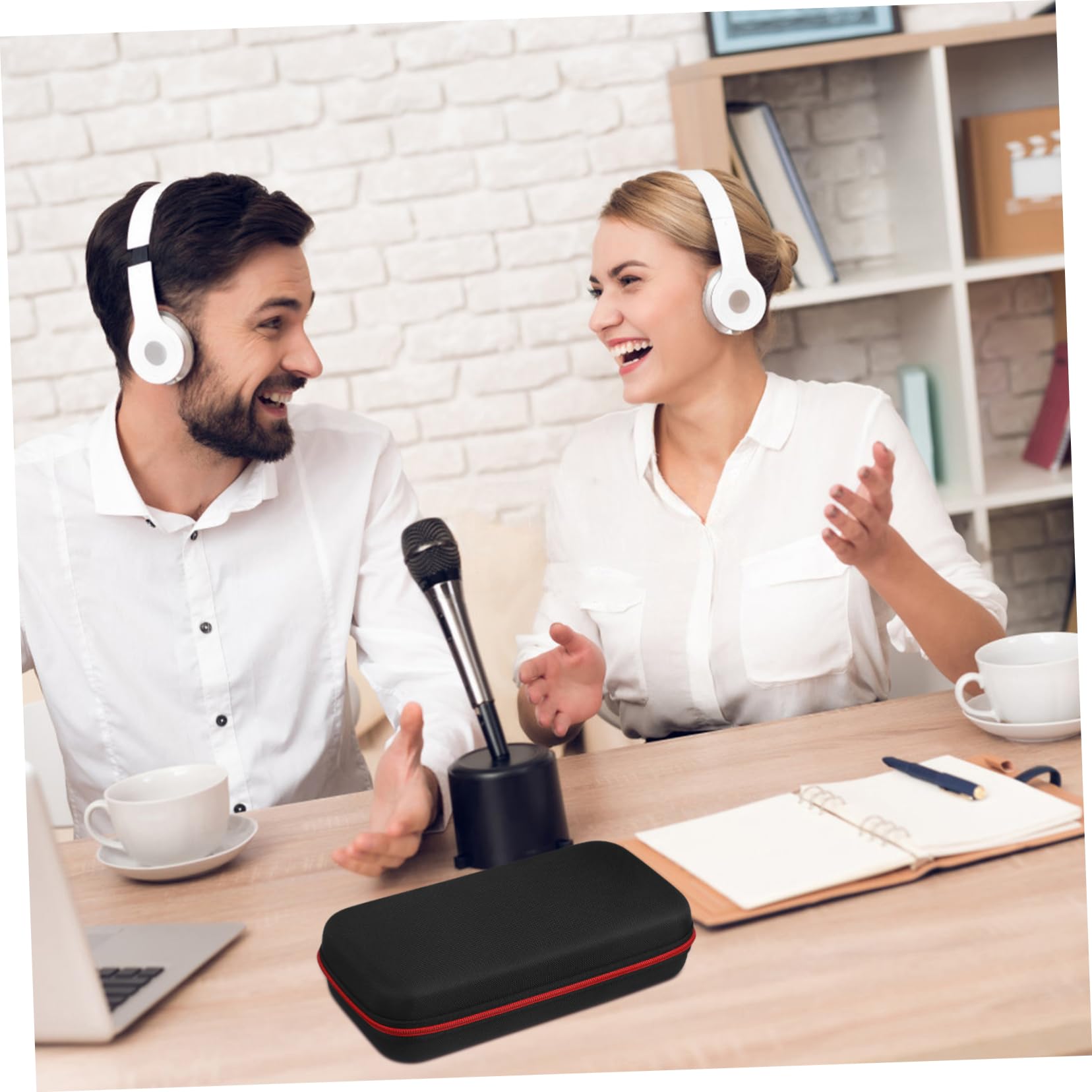 TOYANDONA 4pezzi Borsa Protettiva Per Microfono Cordless Custodia Per Microfono Con Zip Design Doppio Per Trasporto Sicuro e Accesso Rapido Per Eventi e Viaggi