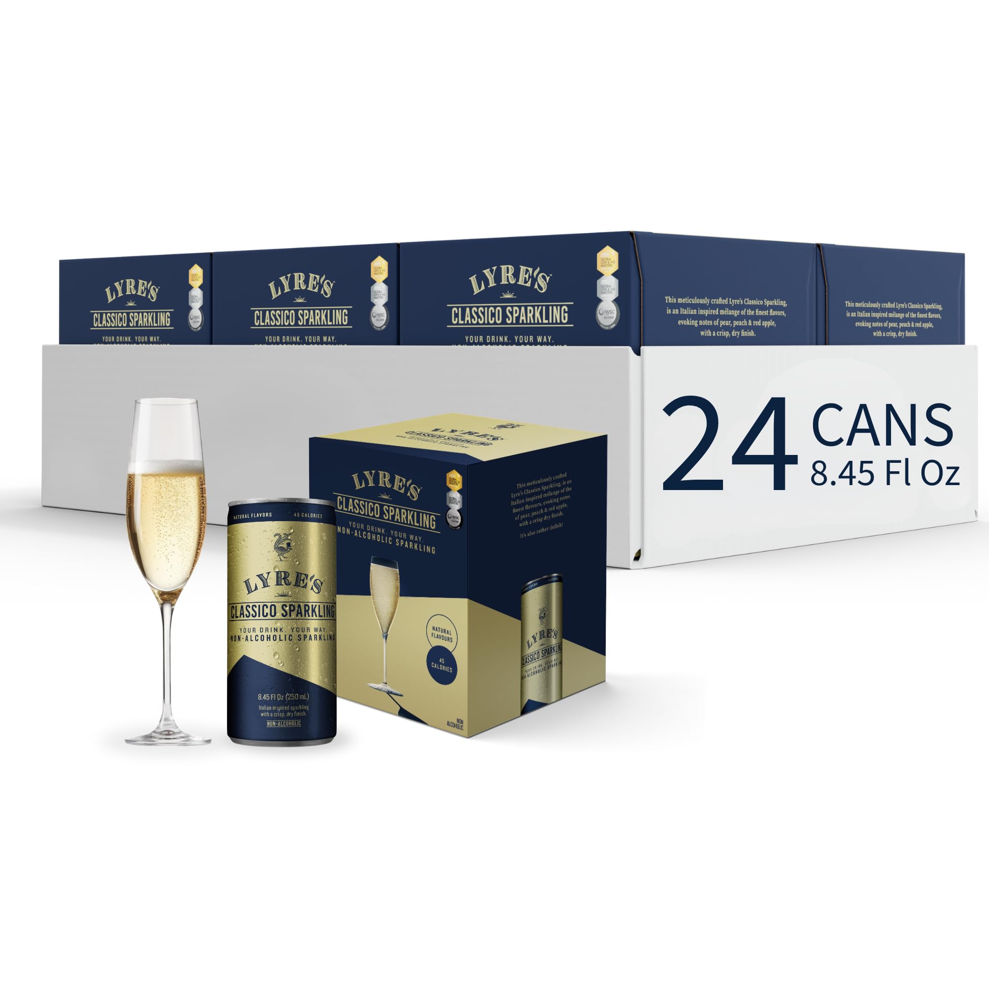 Lyre's Non Alcoholic Classico (Sparkling Wine Style) - Ready To Drink Case of 24