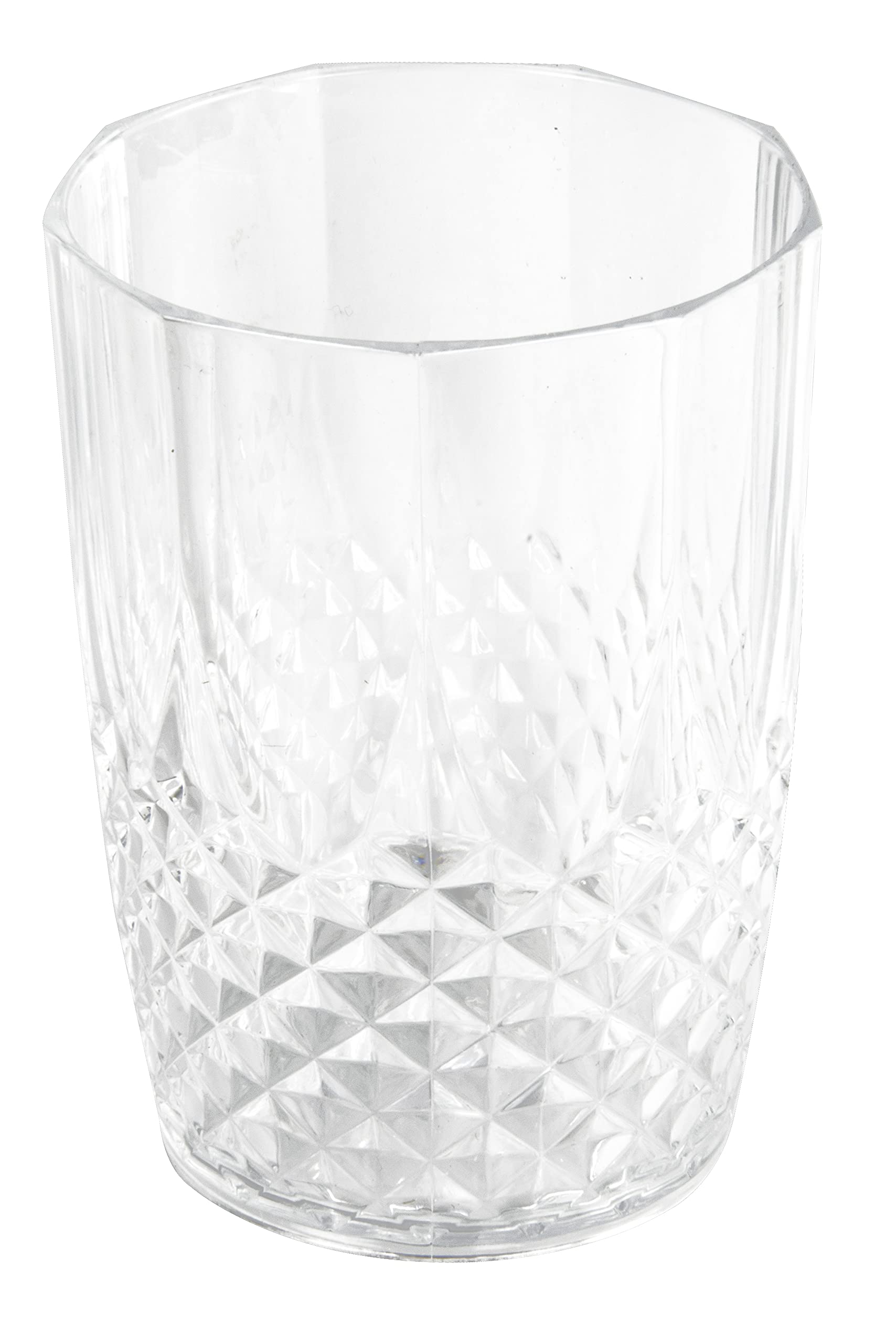Vedmantra® Reusable Water Glass Set of 6 X 400 ml ǀ Unbreakable Plastic Material ǀ Perfect for Everyday Use