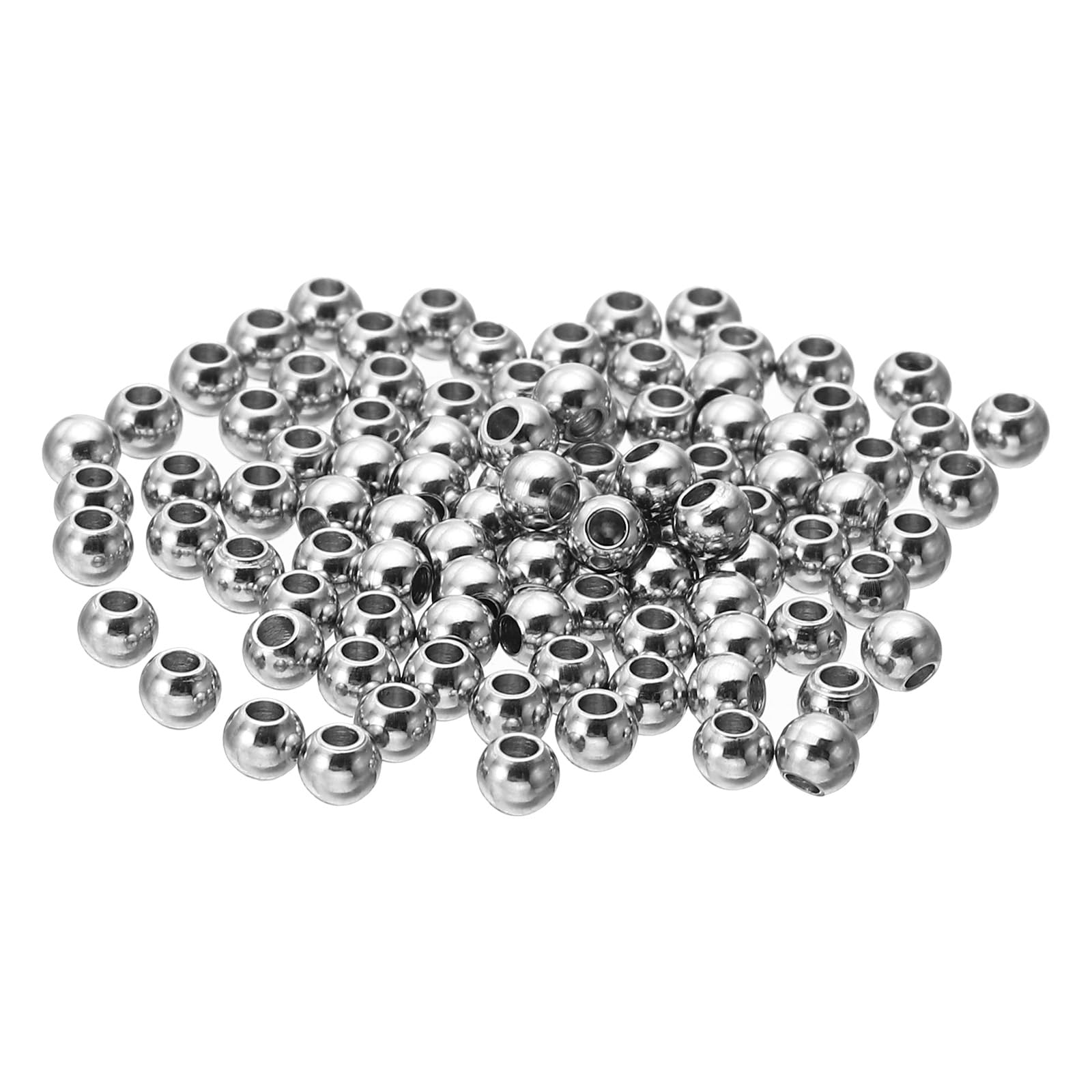 PATIKIL Smooth Round Spacer Beads