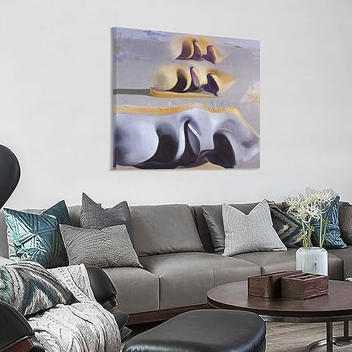 Vista 192 de 40 pinturas famosas de Dali - Salvador Dalí - El Ángelus arquitectónico del mijo - Póster artístico en lienzo y arte de pared, póster moderno