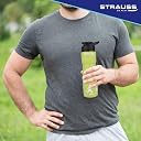 STRAUSS Stainless Steel Water Bottle, 750 ML | 100% Leak Proof | Eco-Friendly and BPA-Free | Water Bottle for Gym, Home, Hiking, Trekking and Travelling | Ideal for Girls, Boys and Kids, (Green) gallery image