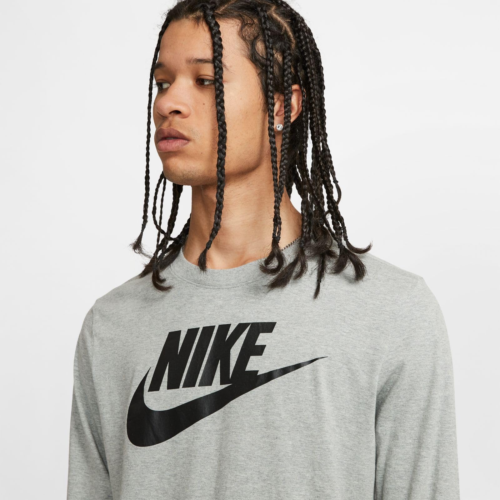 Nike Męski podkoszulek M Nsw Ls Tee Icon Futura
