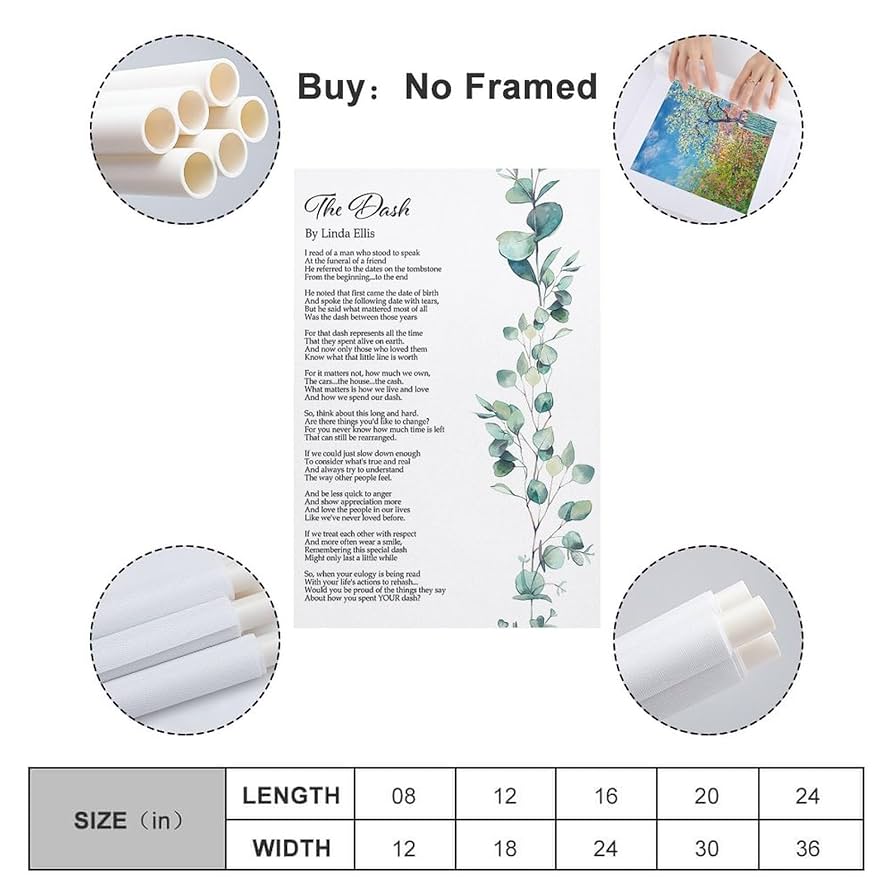 Amazon.com: LGDSBHH The Dash Poetry Poster - Poem by Linda Ellis Live Your Dash Quote Poster Canvas Painting Posters Painting Canvas Wall Posters Art Picture Print Modern Family Decor Posters 16x24inch(40x60cm): Posters amazon-com-lgdsbhh-the-dash-poetry-poster-poem-by-linda-ellis-live-your-dash-quote-poster-canvas-painting-posters-painting-canvas-wall-posters-art-picture-print-modern-family-decor-posters-16x24inch-40x60cm-posters