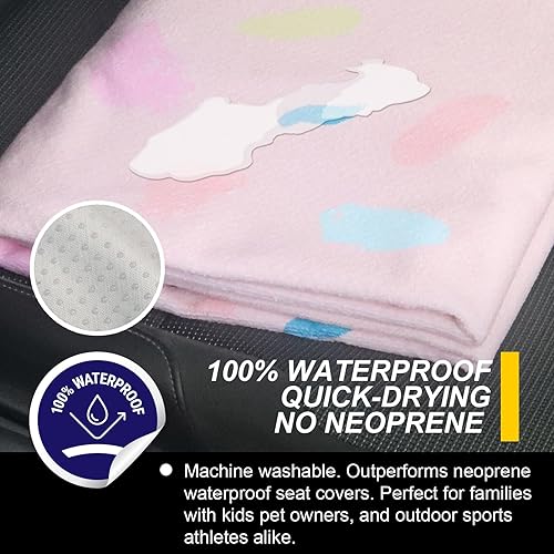 Miniatura 238 de Funda protectora de asiento de automóvil, para asientos delanteros, para entrenamiento de gimnasio, correr, nadar, playa y senderismo, impermeable