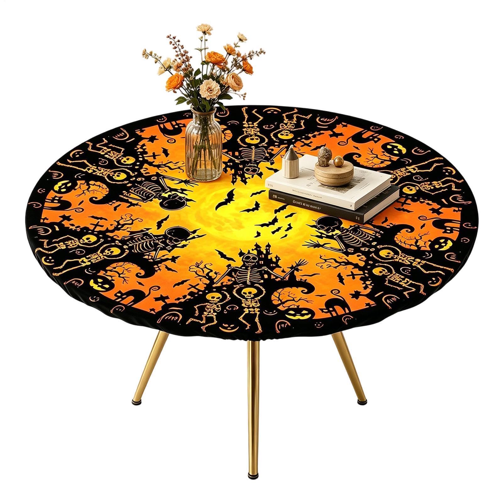 Nappe ronde avec bord élastique qui ne s'envole pas pour extérieur