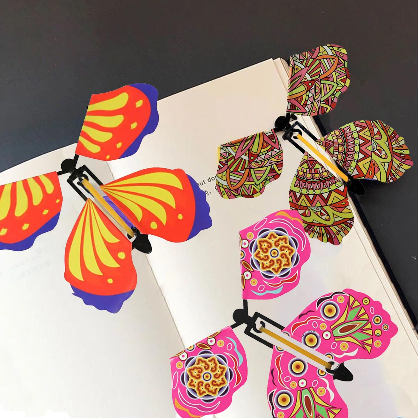 Set De 16 Mariposas Mágicas Voladoras – Juguete Sorpresa Con Tarjeta Y Trucos De Magia – Regalo Para Niños Y Fiestas