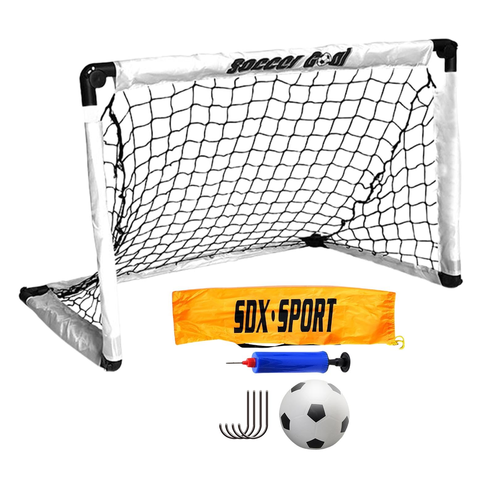 Rete Da Calcio per | Obiettivo Da Calcio Portatile | Bol Da Calcio Pieghevole, Rete Da Calcio Regolabile, Scopo Da Calcio Leggero con Borsa Da Trasporto, Rete Di Allenamento F