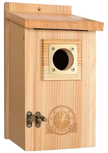 SISTERBIRD Bird Houses for Outside, Bluebird Houses for Outside, Wooden