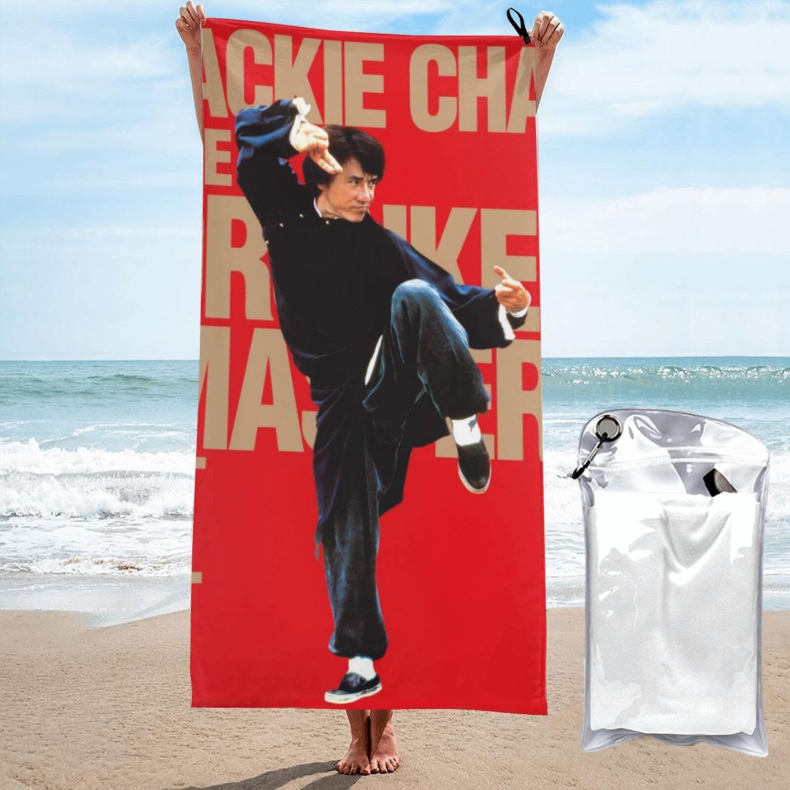 Amazon.co.jp: ホテル仕様 ソフトタオル ジャッキーチェン 写真 吸水速