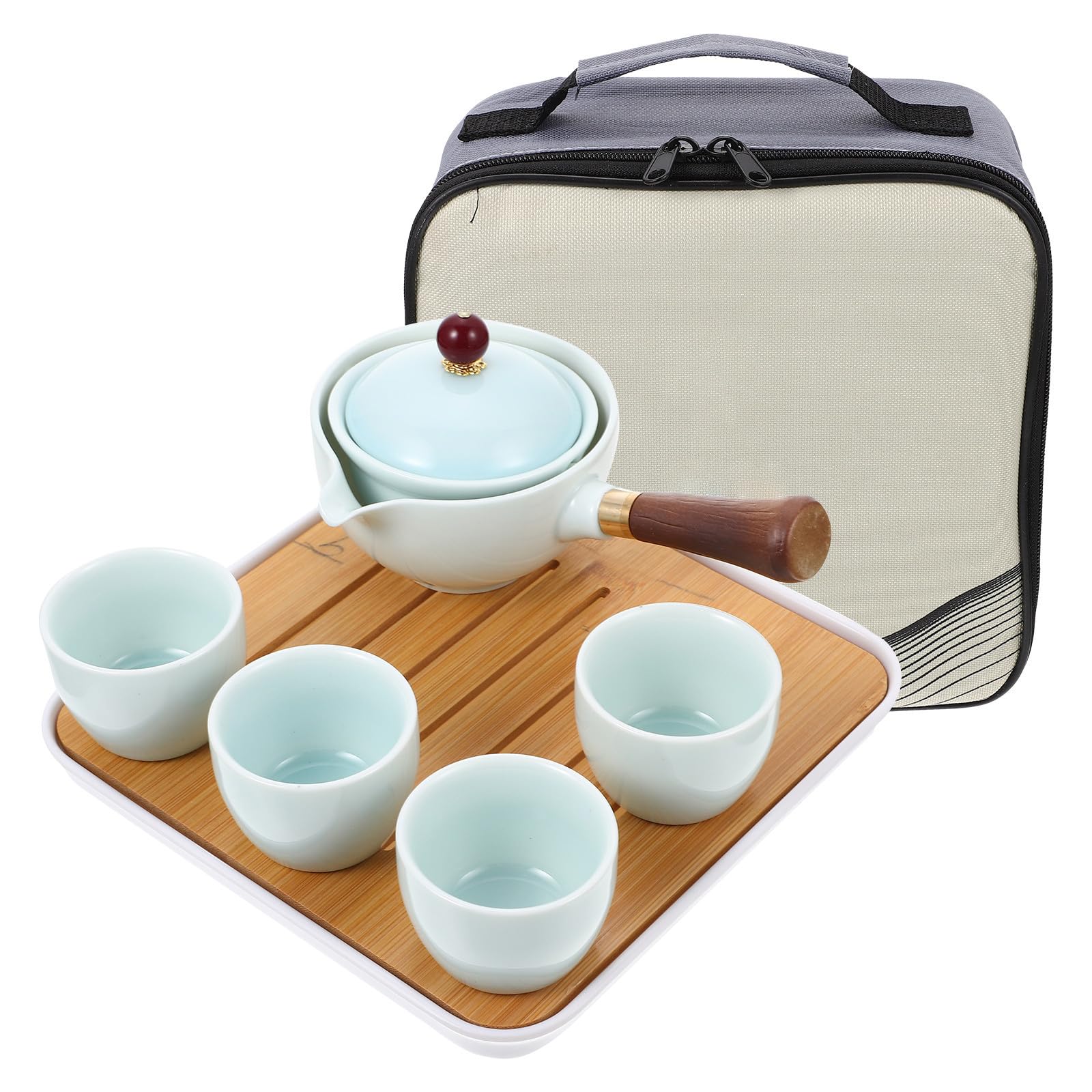 Servizio da Tè in Ceramica Elegante, Teiera Tazze