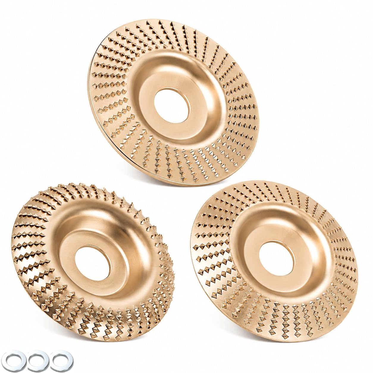 Wood Sanding Discs for Angle Grinder - 3 Pack -1
