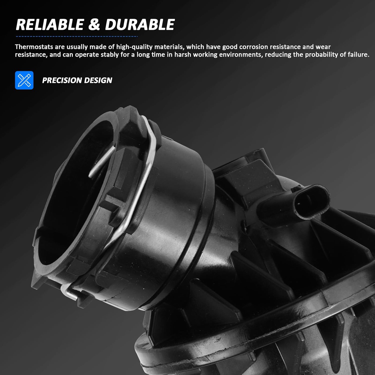 Cooling System Water Pump Thermostat 2011-2019 Compatible with BMW M135i M235i M2 335i 435i X5 X6 Replant# 11537598865 11532394968 902-5825