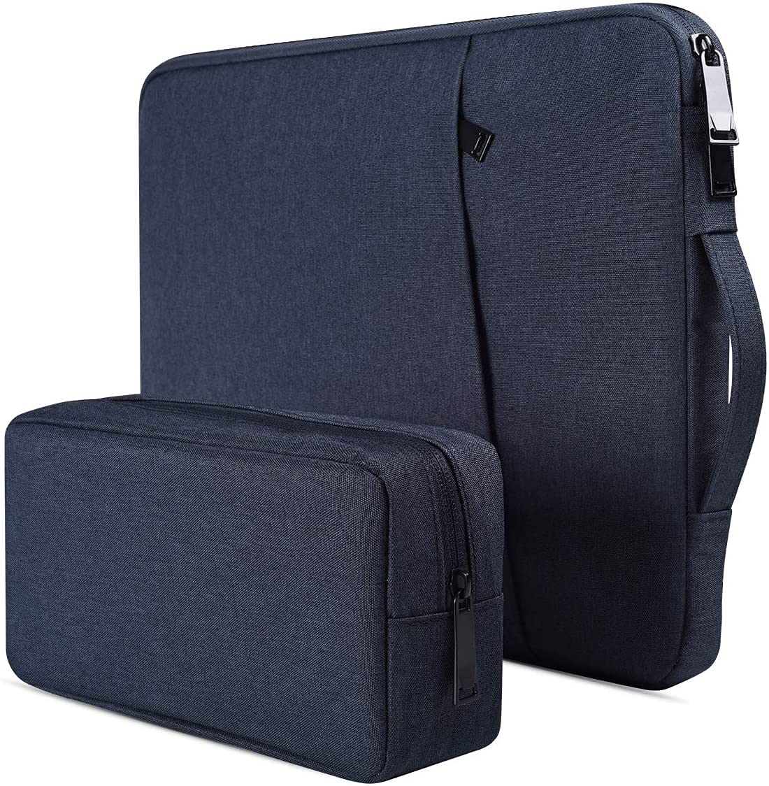 Dynotrek Laptop & Tablet Sleeve with Charger Pouch (11.6–12.9 in, Denim Blue) at ₹299 (81% Off) – Amazon