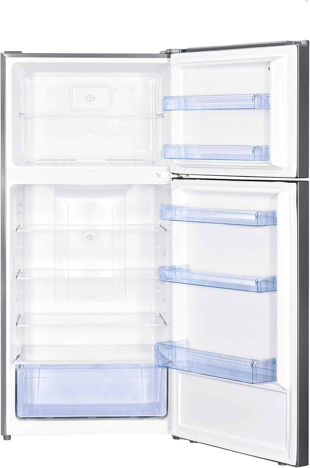 Daya frigorifero doppia porta DDP-640NV4XF0, Total Inox, Total no Frost, largo 80 cm [Classe di efficienza energetica F]