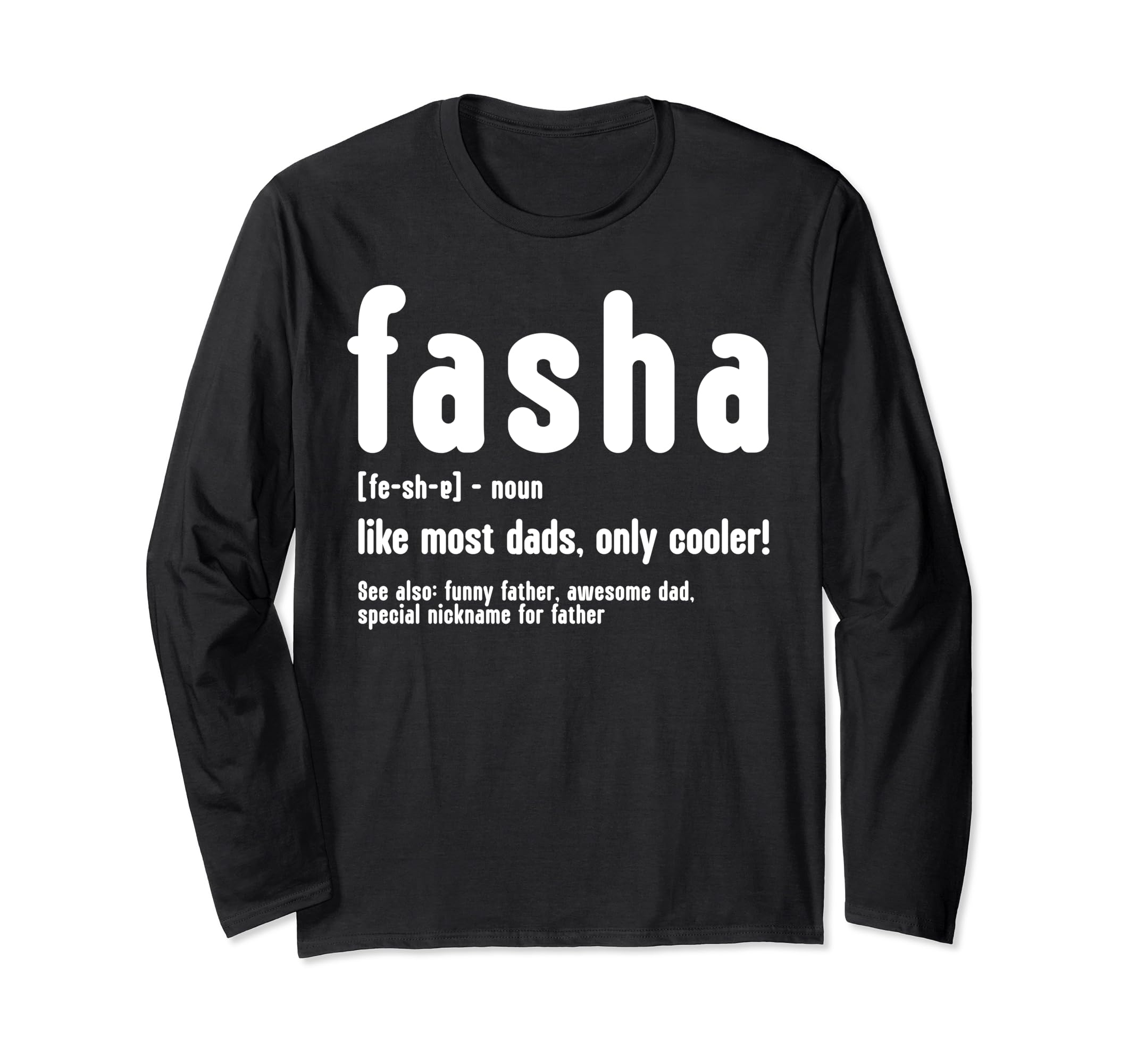 Fasha Definition Cycling Fanatics Funny Graphic Tee Long Sleeve T-Shirt