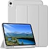 Case for iPad (A16) 11th Generation 11 Inch 2025, iPad 10th Generation 10.9 inch 2022, Slim Trifold Stand Protective Cover with Pencil Holder, Auto Wake/Sleep, Support Touch ID - Gray