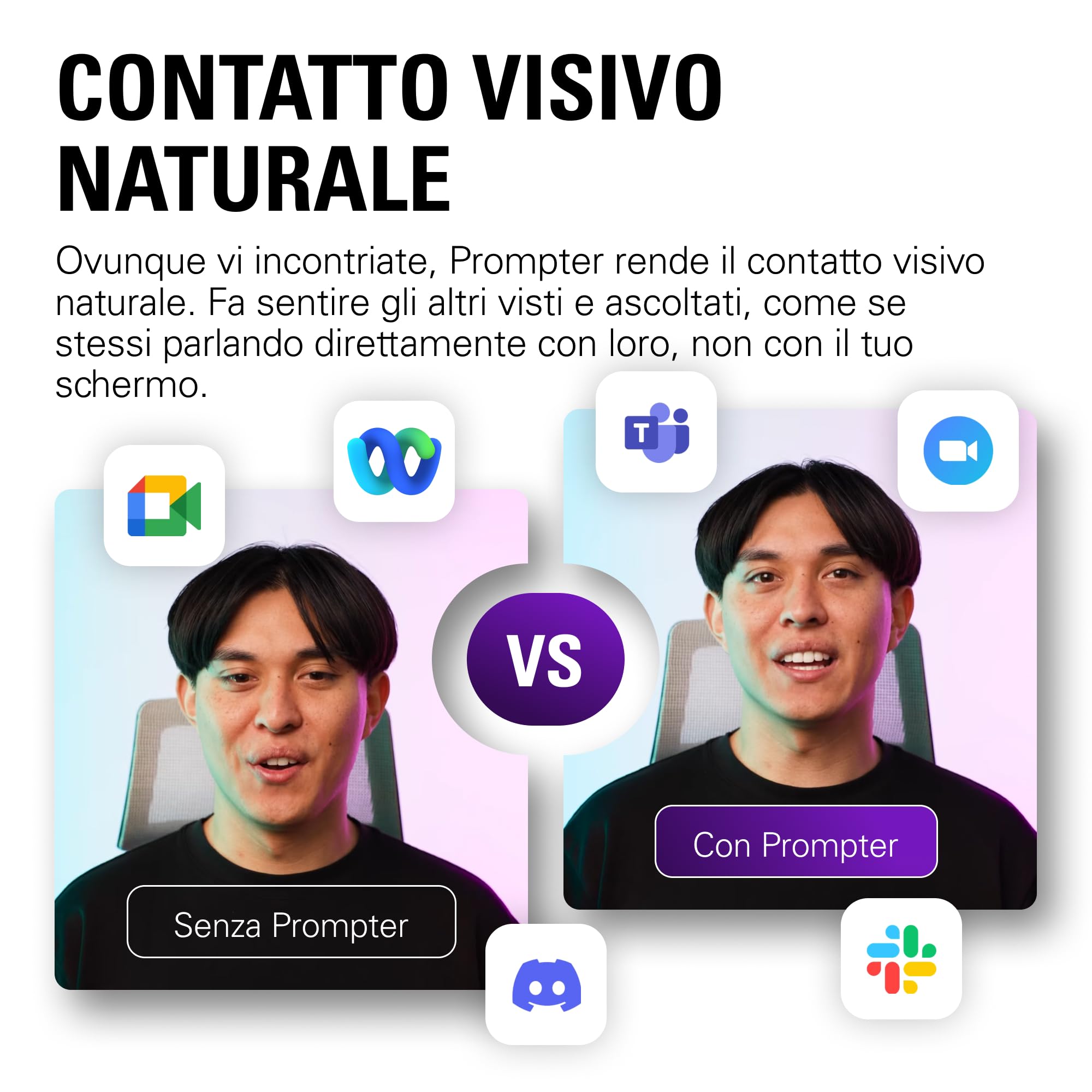 Elgato Prompter – Teleprompter con schermo integrato, YouTube, Twitch, Zoom, Teams e altro, supporta DSLR/Webcam/Smartphone, visualizzazione del monitor Drag & Drop, funziona con Mac/PC & Stream Deck