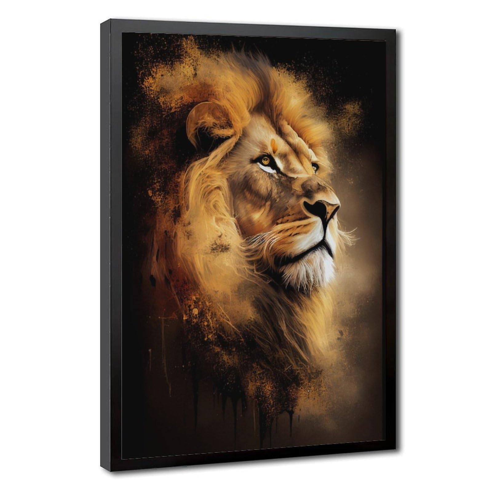 Bareronor Lion Canvas Poster for Dorm Room Decor Gift