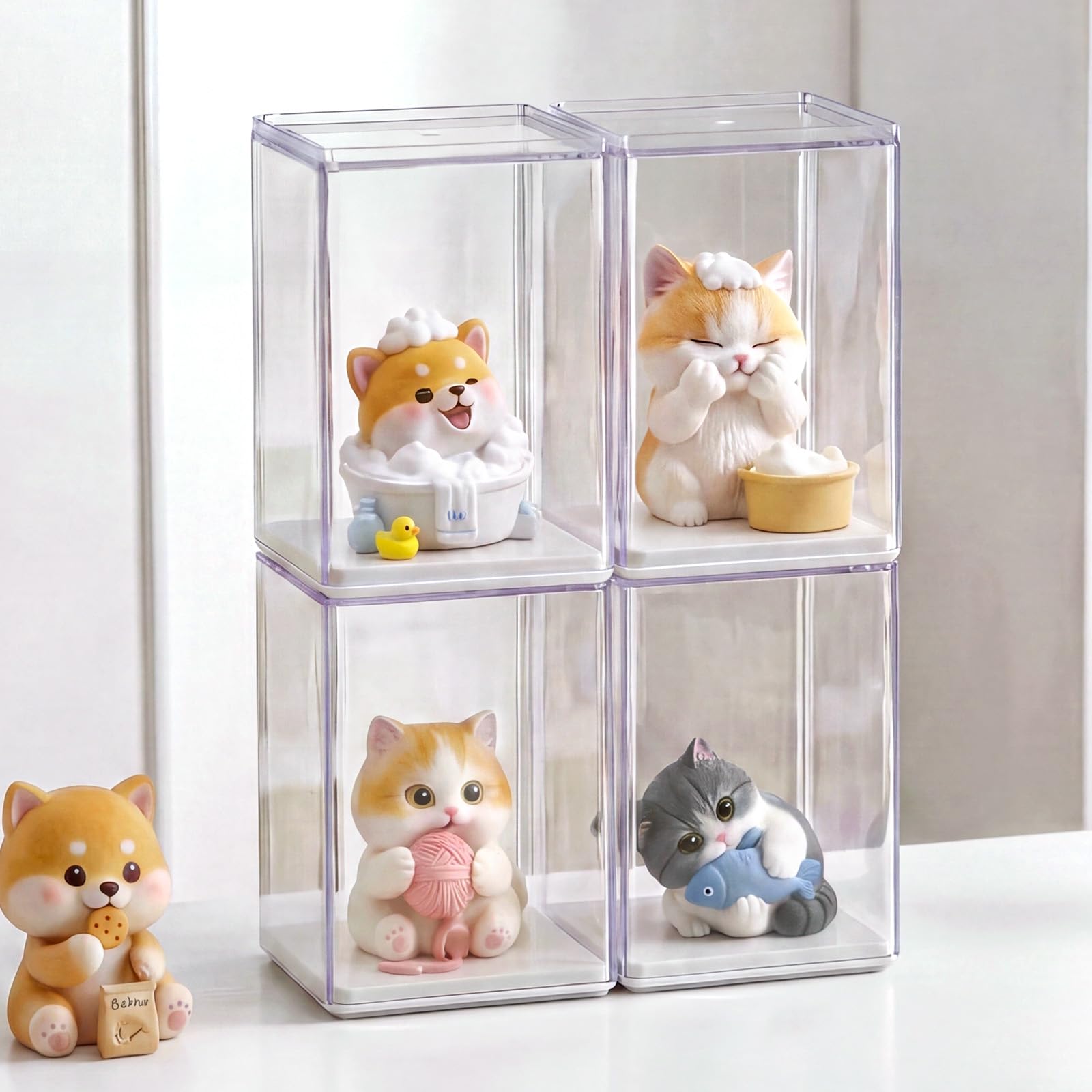 残り一台　コレクションケース Amazon.co.jp: ZASA フィギュアケース 透明展示ケース クリア