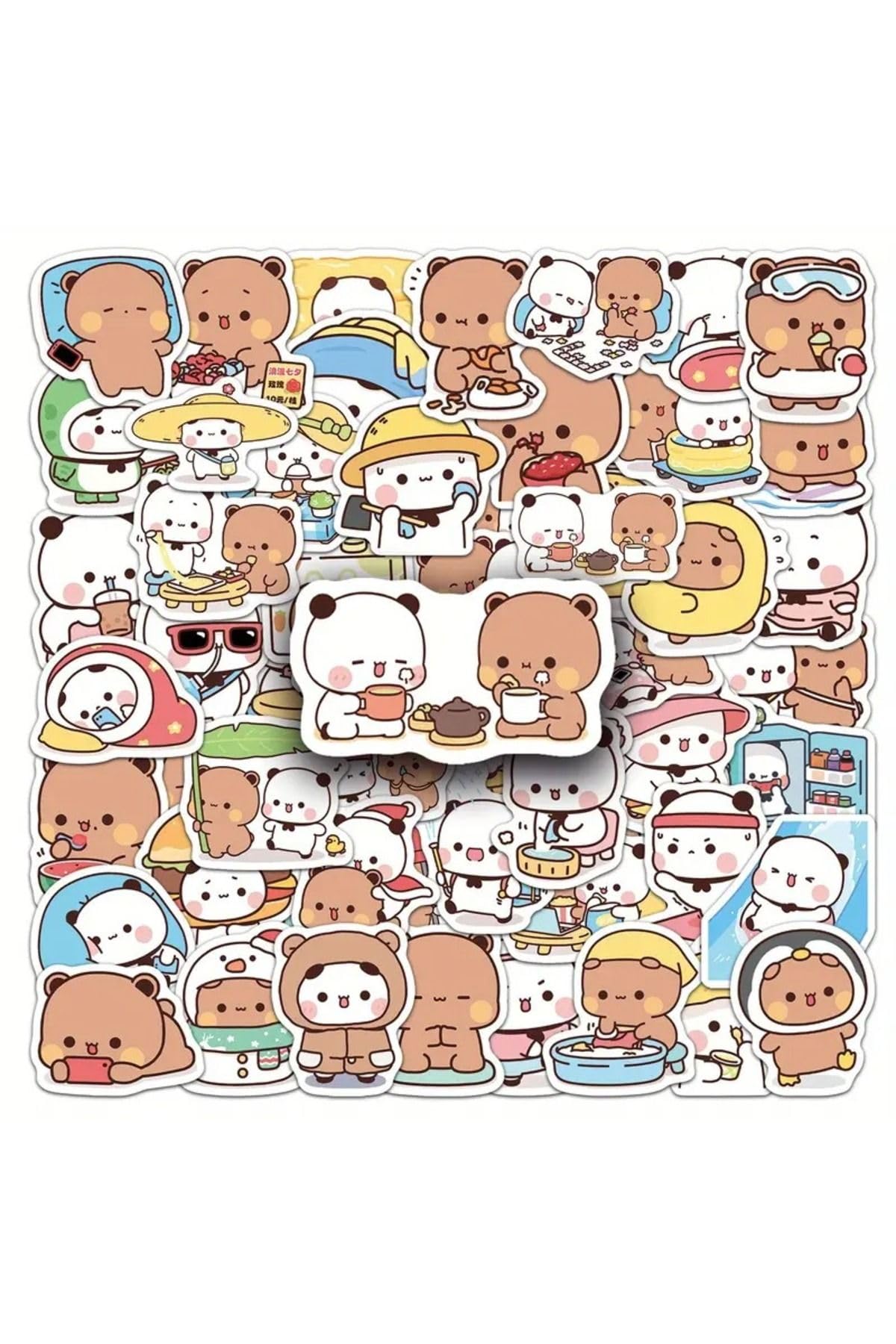 Ms Major Selection 50'Li Dudu And Bubu Sticker Set Laptop Notebook Tablet Sticker Seti