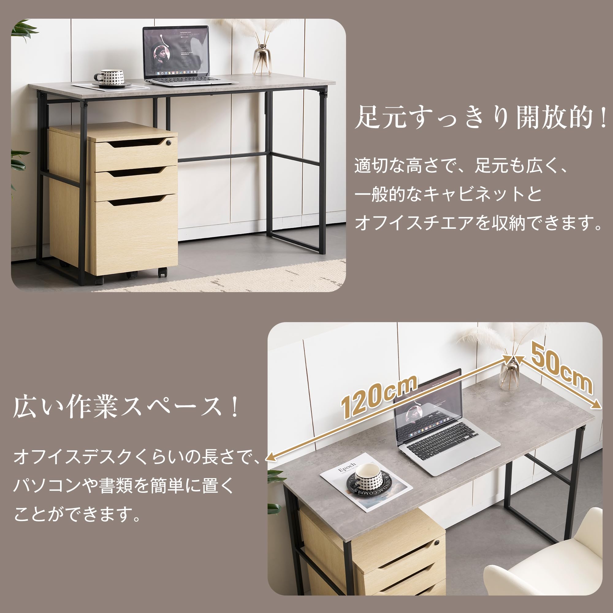 パソコンデスク 折りたたみデスク PCデスク 組立不要 省スペース ワークデスク thn-202106150_1.jpg