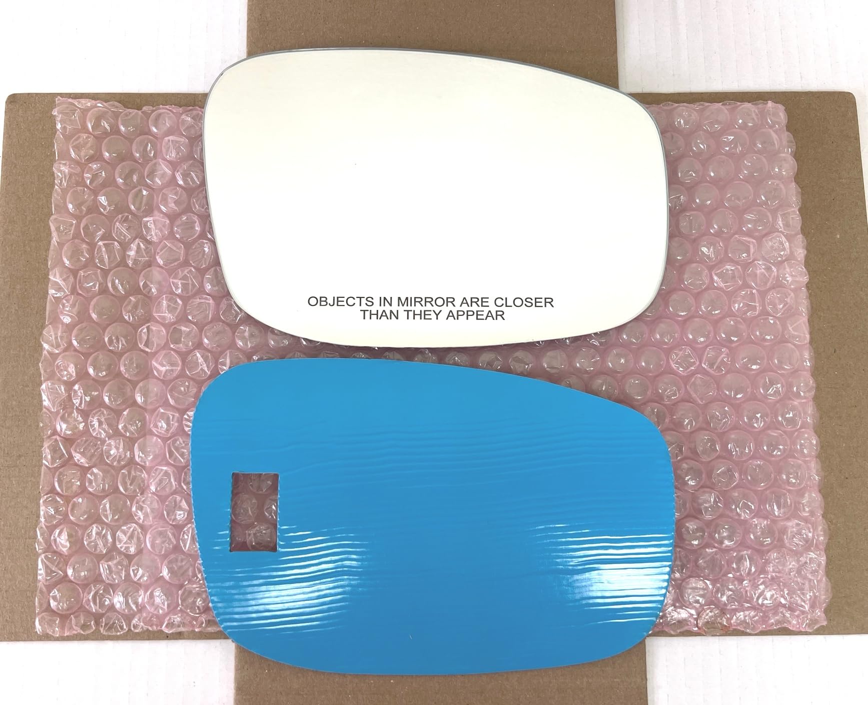 New Replacement Convex Mirror Glass with Full Size Adhesive for 2008-2015 Infiniti G25 G37 Q40 Q60 Passenger Side View Right RH