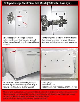EYM Cabinet Hinge Repair Sheet Set 2 for Case Part