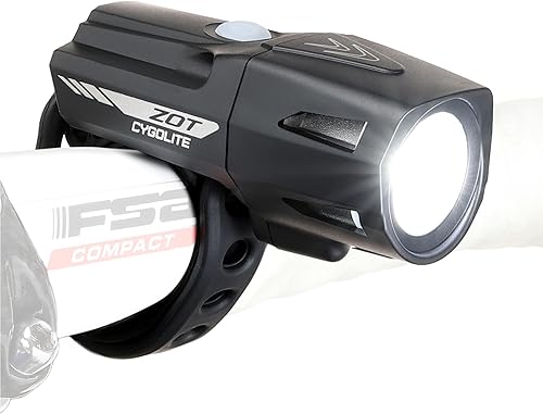 Cygolite Zot - Luz de bicicleta de 600 lúmenes - 8 modos de luz - Uso de día y noche - Compacta, duradera, IP67 resistente al agua - Montaje duro