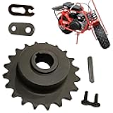 Chikia CT200U 420 Chain 20 Tooth 20T Jackshaft Sprocket Compitable with Coleman CT200U-EX CT200U Baja TrailMaster Warrior Heat Massimo MB165 MB200