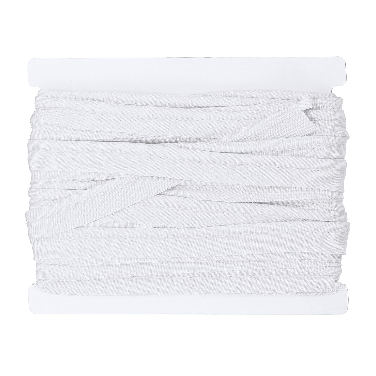 sourcing map Piping Trim Bias Tape, 1 cm 5.5M, White — image 1