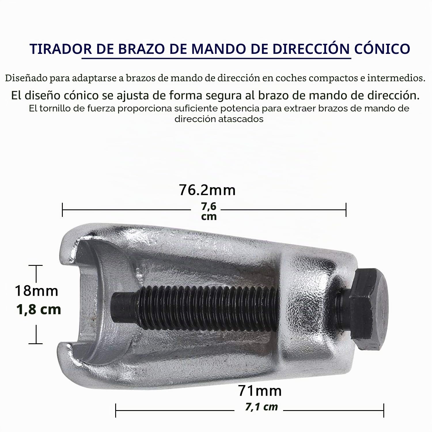 CCLIFE 5 piezas juego extractor de rotulas, extractor rotulas, extractor rotula, separador rotula | Extractor de rótulas, herramienta universal para exprimir todas las rótulas en el chasis