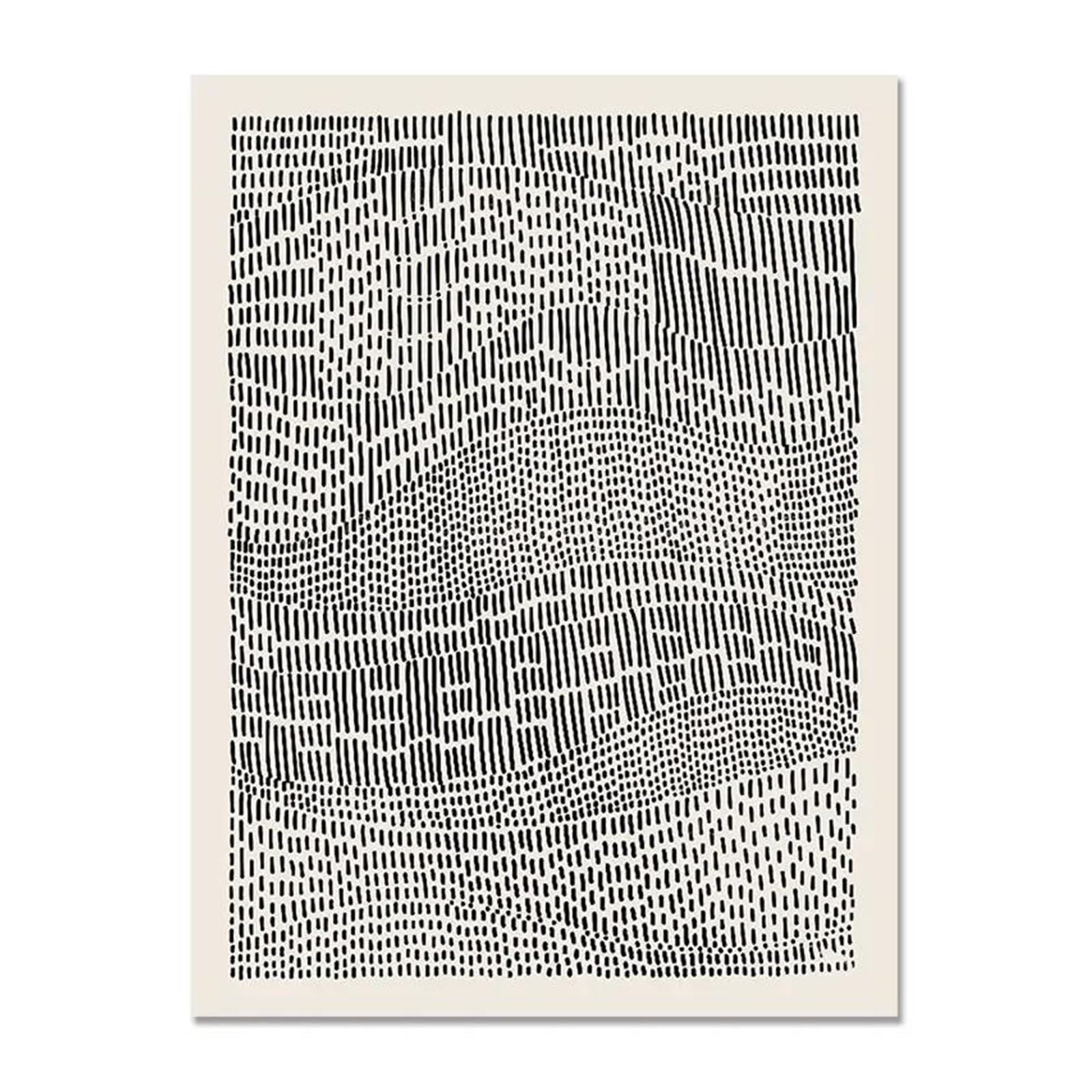 XENITE Wall Art Canvas Prints Nordic Black And White Canvas Painting No Frame Abstract Lines Distant Wall Art Picture For Living Room Decor(B,50x70cm)