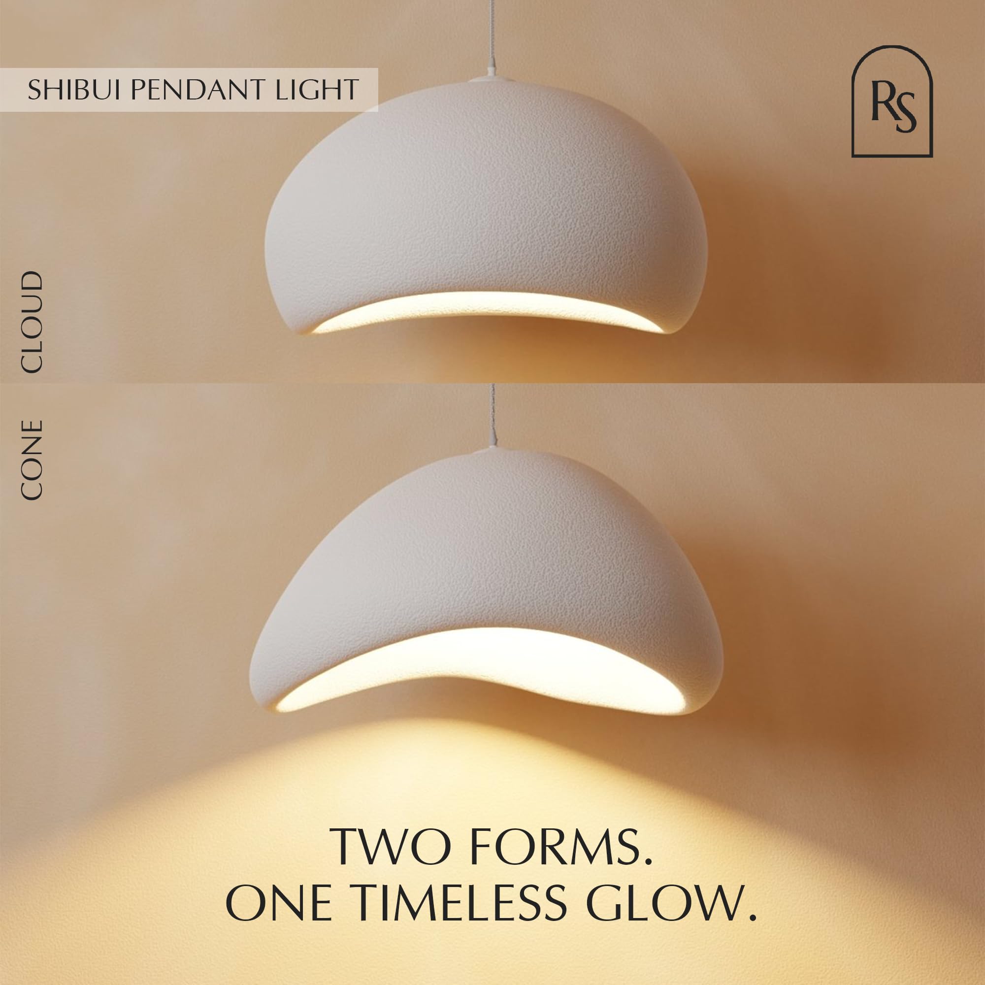 Residence Supply Wabi-Sabi Light Fixture Modern Pendant Light for