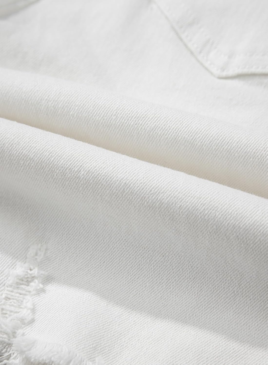 Sidefeel Women's Bermuda Shorts Raw Hem Summer Denim Pants Zimbaplatinum Jean Shorts - Image 5