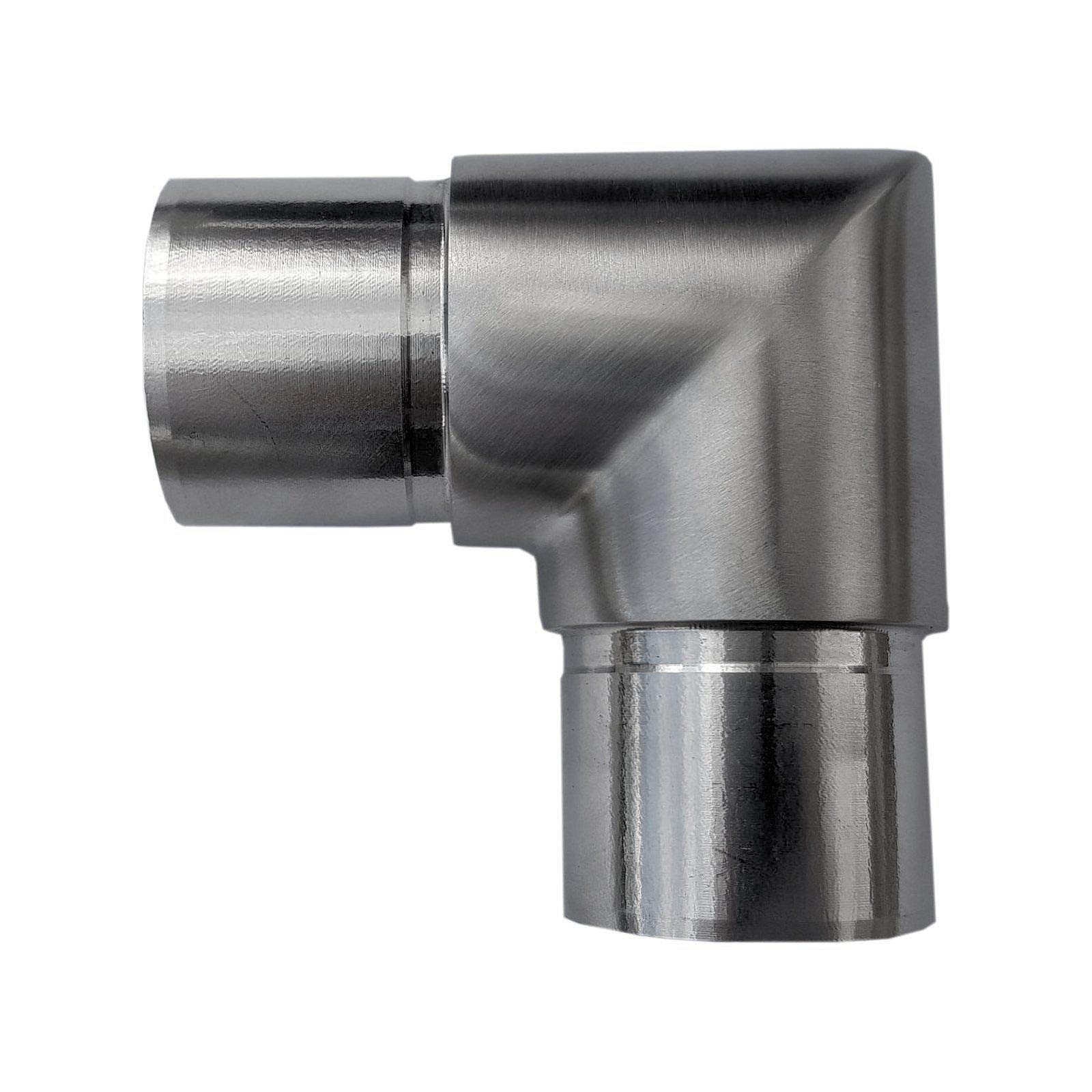 So-Tools Stainless Steel 90° Handrail Pipe Elbow 42.4Mm Od, 38.2Mm Id, Elbow Connector