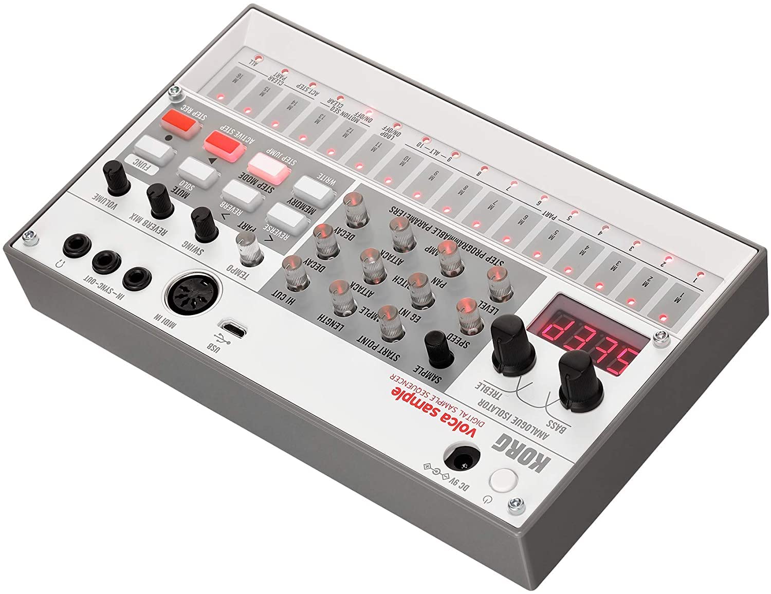 KORG - Volca Sample 2 USB + SEQUENZ Volca Rack 2 x 2 Rack da Tavolo