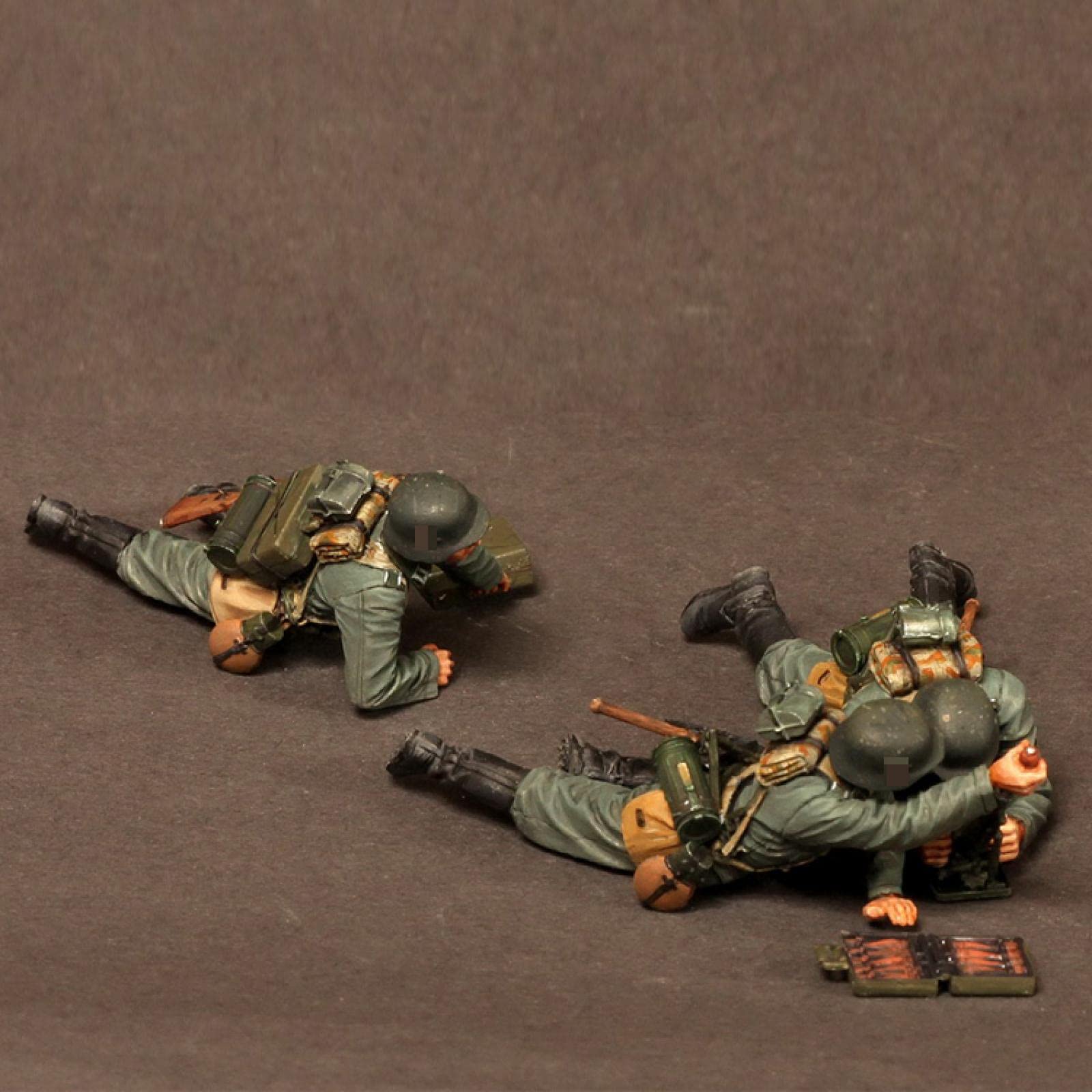 Figurine Résine Allemande 1/35 – Escouade D’Artillerie Seconde Guerre Mondiale, Non Peinte Et Non Assemblée, Kit Pour Maquettistes